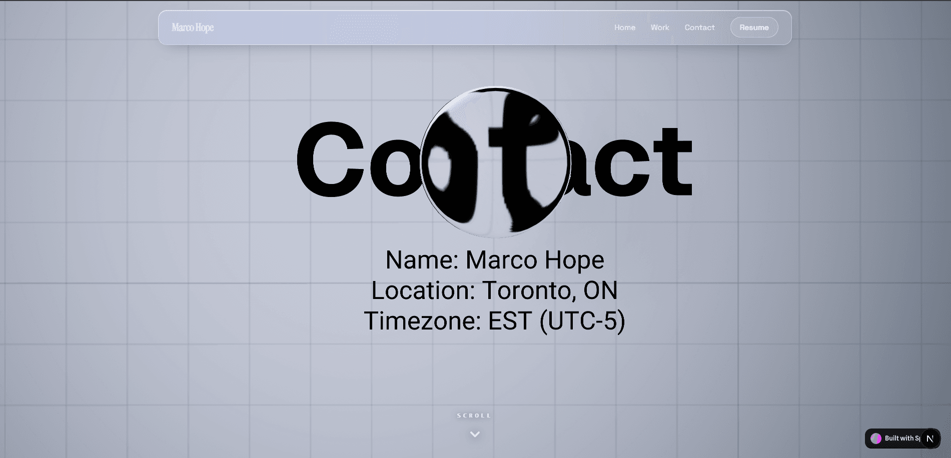 This Portfolio — view 3 of 3