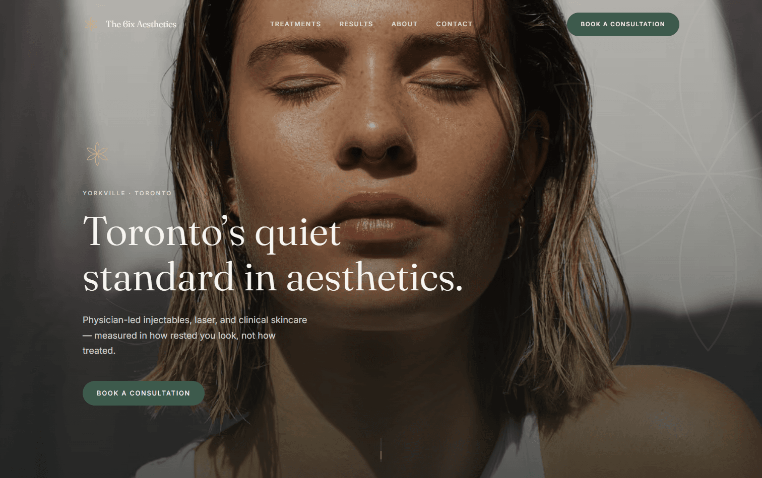 The 6ix Aesthetics — Premium Med Spa Website